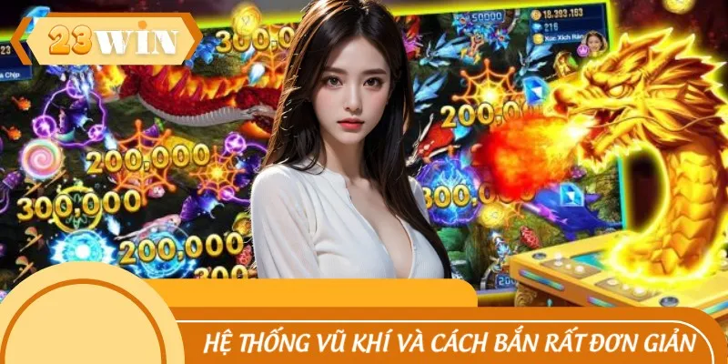 Hệ thống vũ khí và cách bắn trong game rất đơn giản